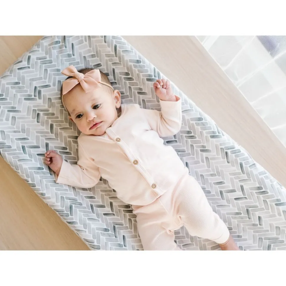 Knit Diaper Changing Pad Cover - Alta