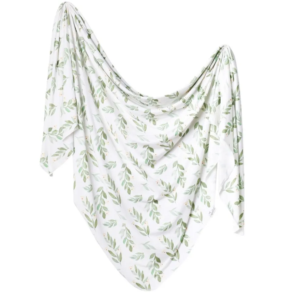 Knit Swaddle Blanket - Fern