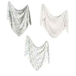 Knit Swaddle Blanket, Set of 3