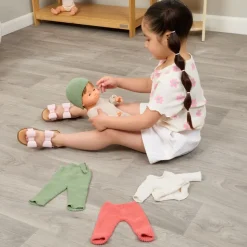 Knitted Doll Clothes Set - 3-Piece Outfit