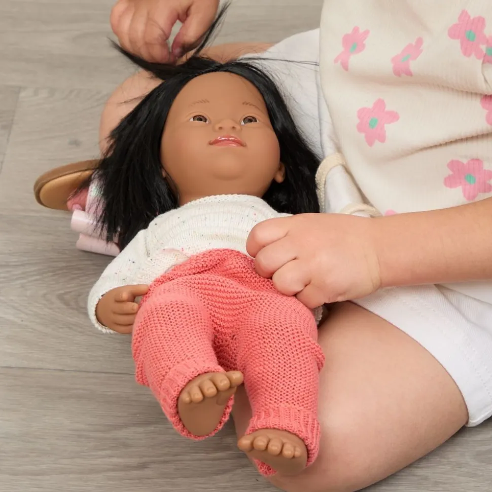 Knitted Doll Outfit 12-15” - Sweater & Trousers, ECO Friendly