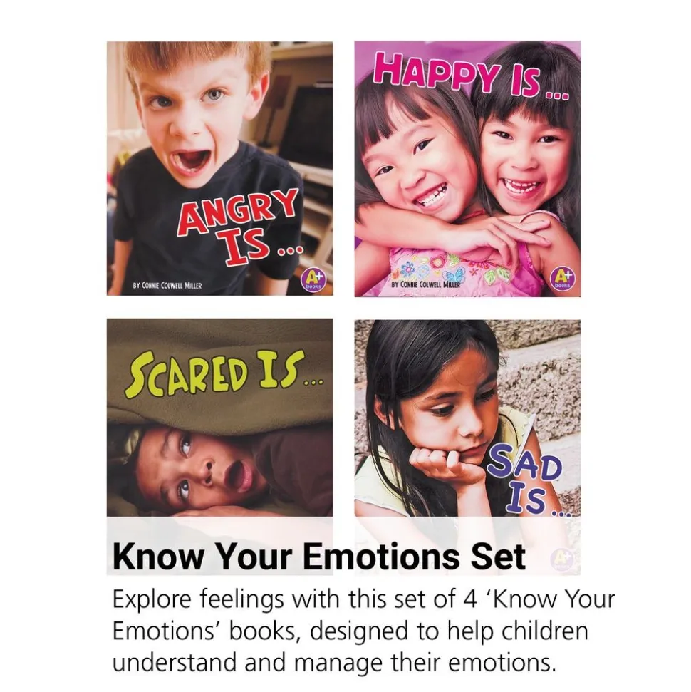 Know Your Emotions Books - 4 Titles