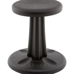 Kore™ Wobble Stool 12"H- Black