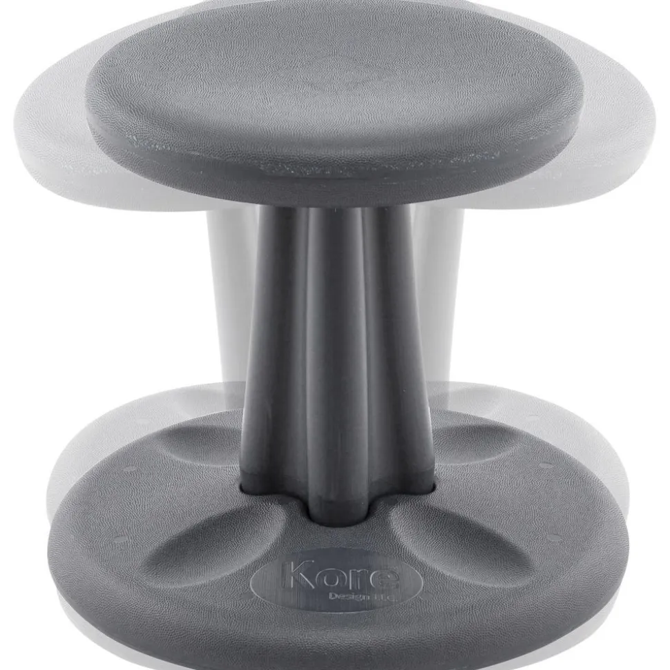 Kore™ Wobble Stool 12"H - Gray
