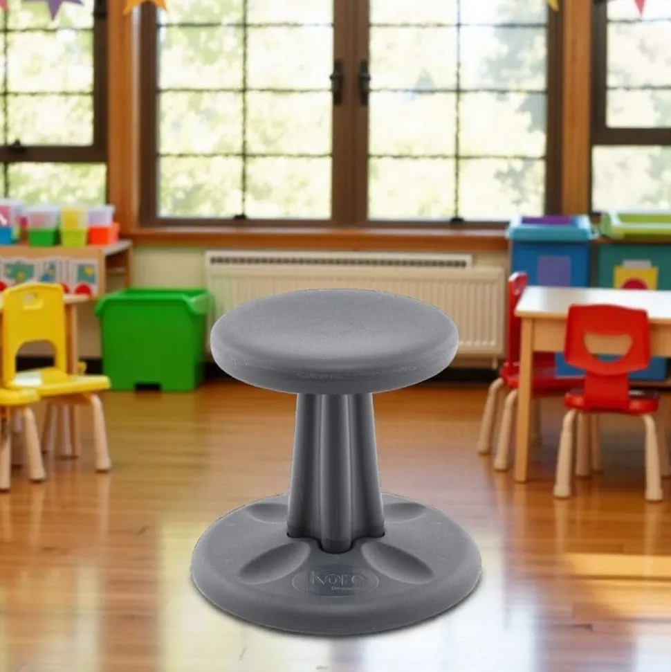 Kore™ Wobble Stool 12"H - Gray