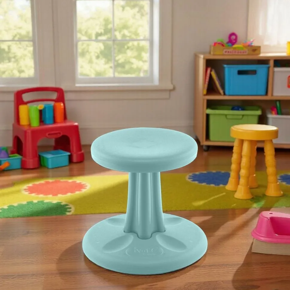 Kore™ Wobble Stool 12"H - Seafoam