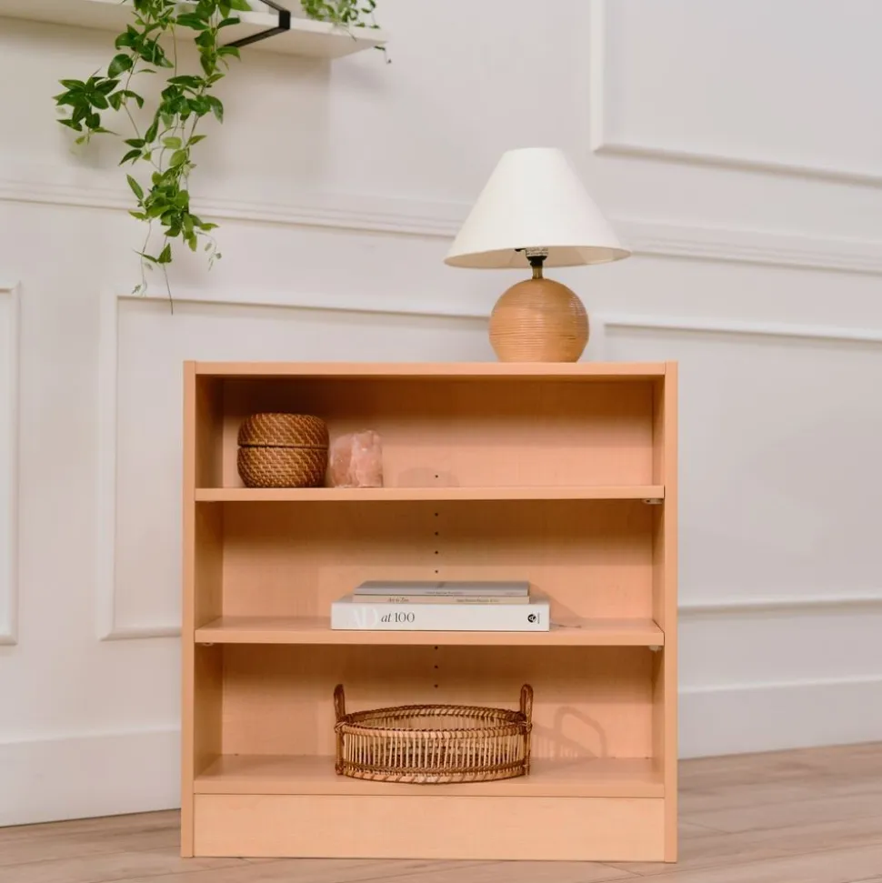 Laminate Bookcase 2-Shelf 30" Height - Maple