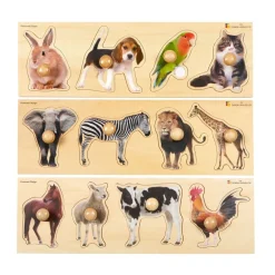Large Animal Puzzle Set
