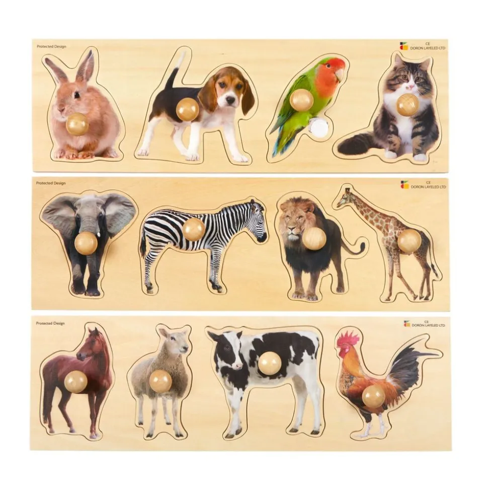 Large Animal Puzzle Set