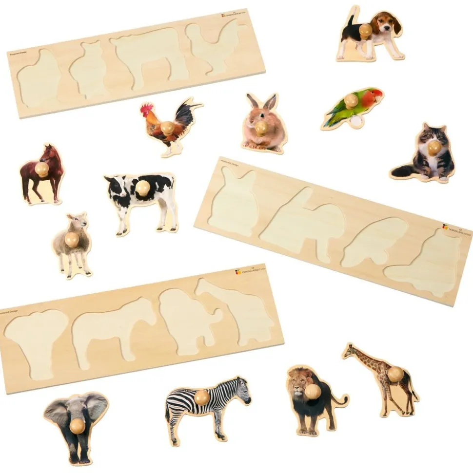 Large Animal Puzzle Set