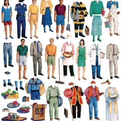 Large Community Helpers Felt Set