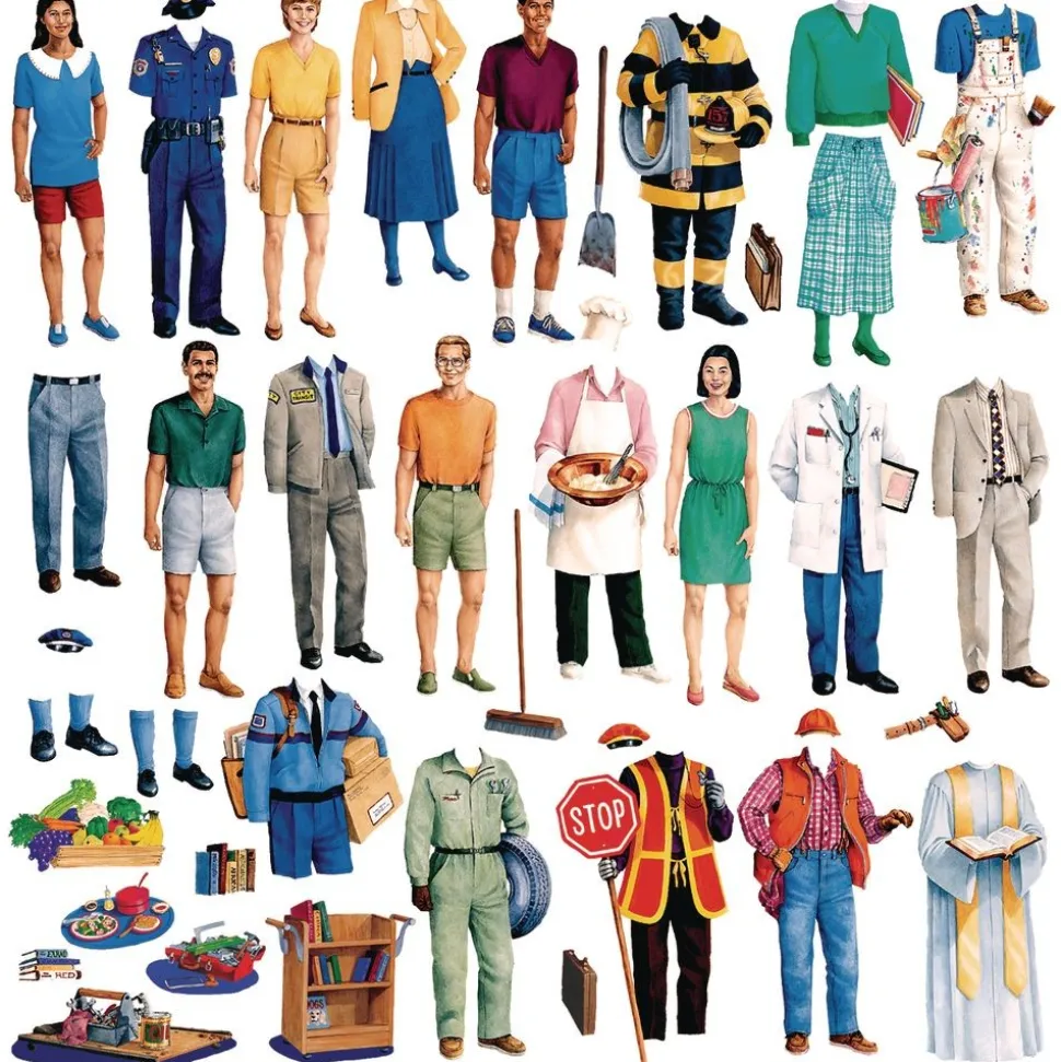 Large Community Helpers Felt Set