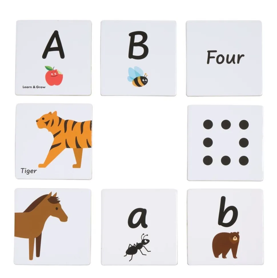 Letters, Numbers, & Animals Tile Toppers Kit - 120pcs