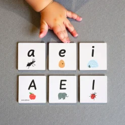 Letters, Numbers, & Animals Tile Toppers Kit - 120pcs