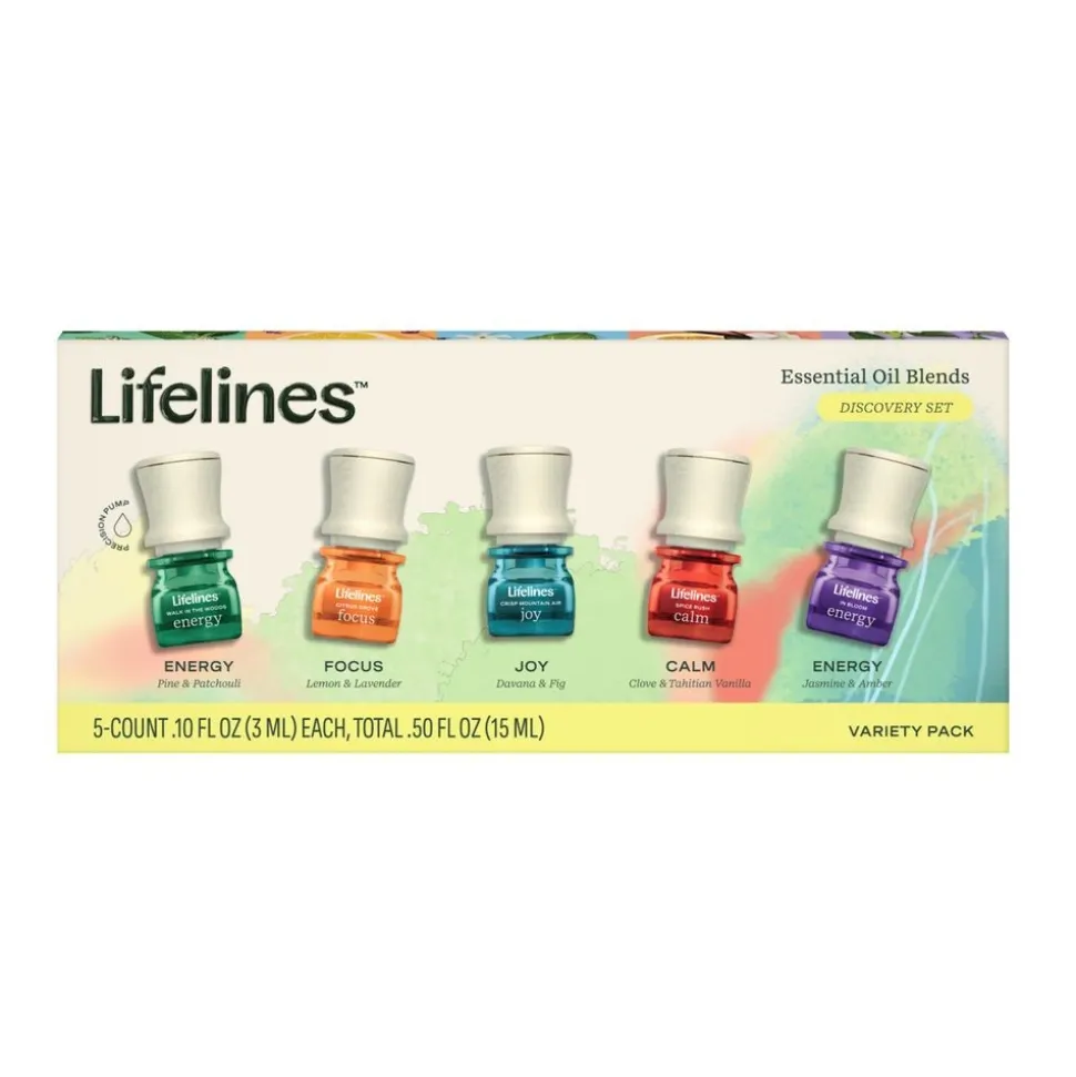 Lifelines Essential Oil Blends Discovery Set 5-pack