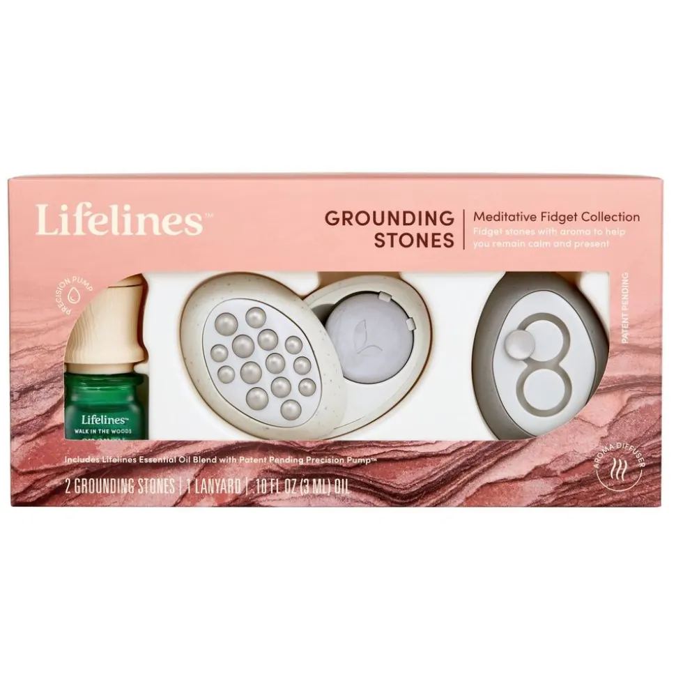 Lifelines Grounding Stones - Meditative Fidget Collection & Essential Oil Blend