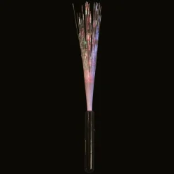 Lighted Fiber Optic Wands - 12 Pack
