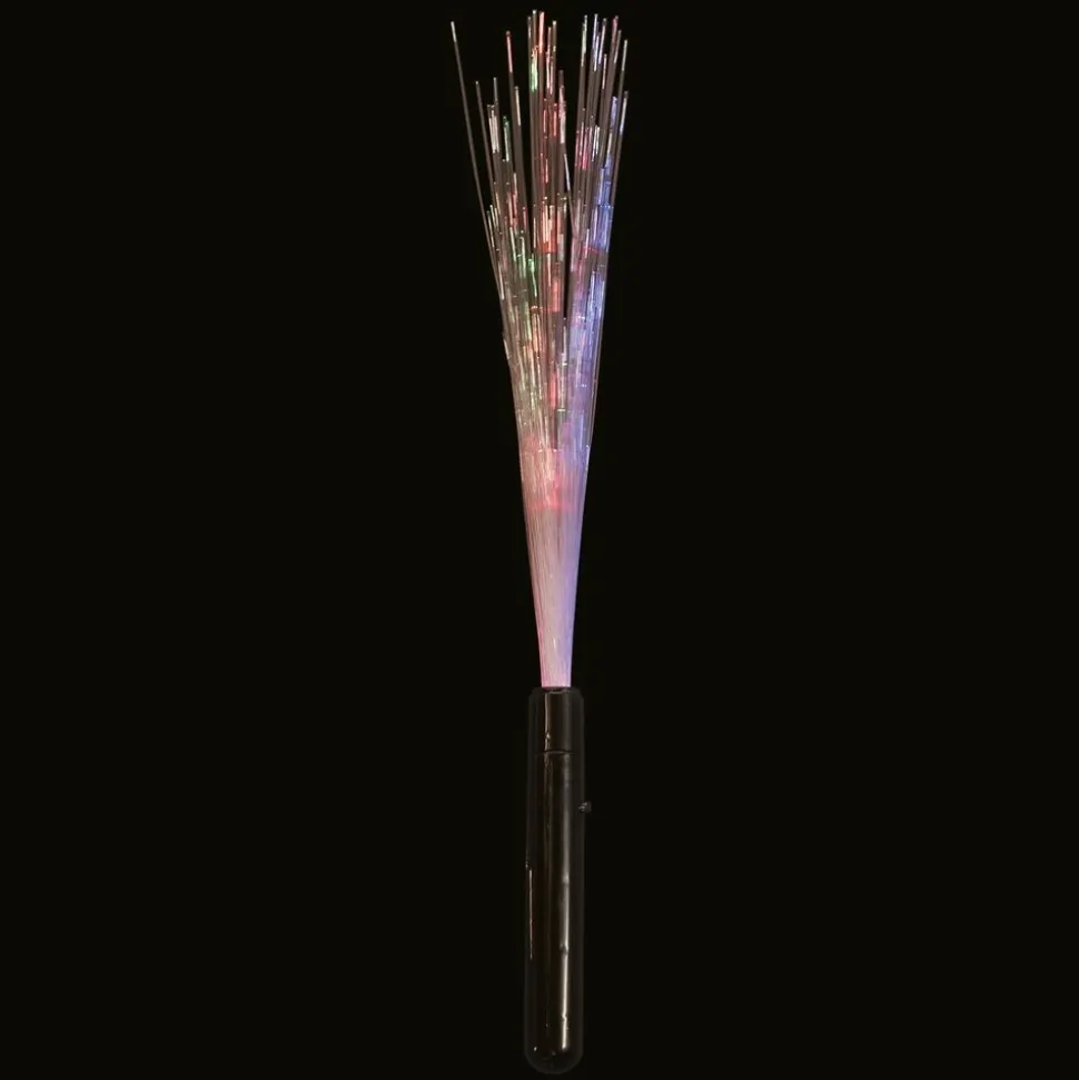 Lighted Fiber Optic Wands - 12 Pack