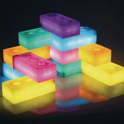 Light Up Construction Bricks - Set of 12