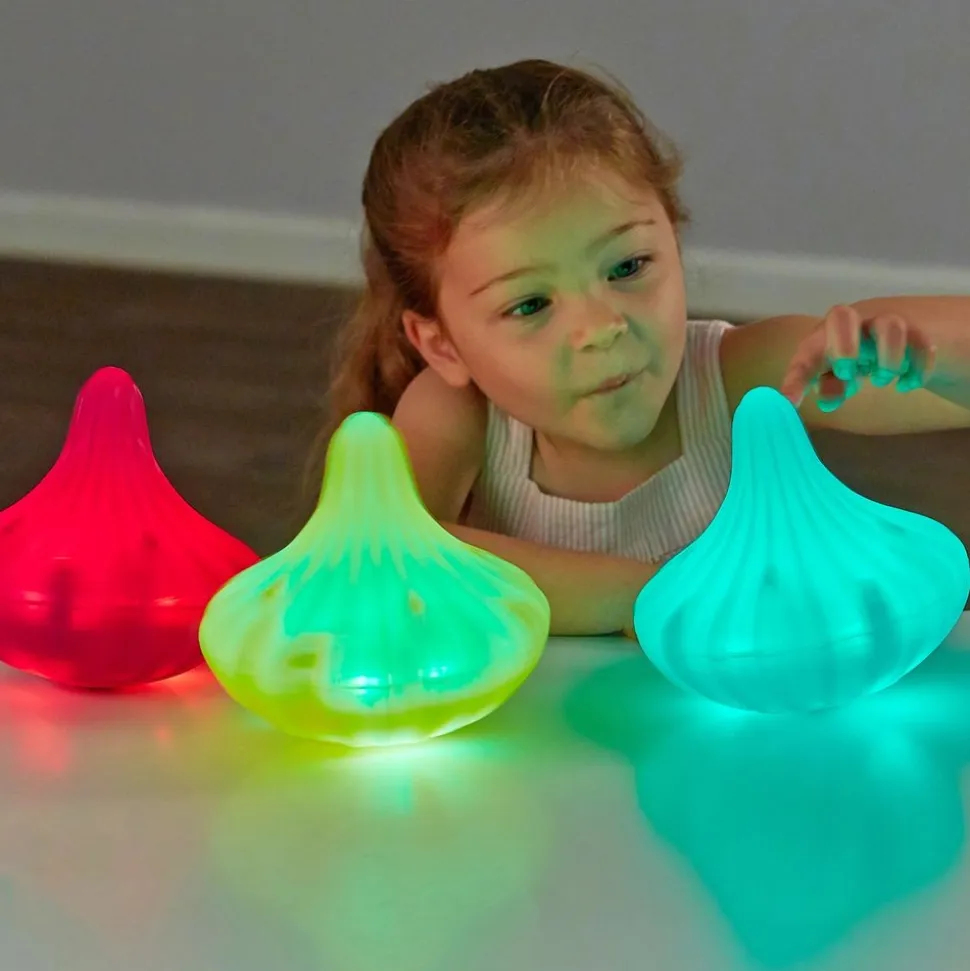 Light Up Twist & Turn Tops - Set of 3