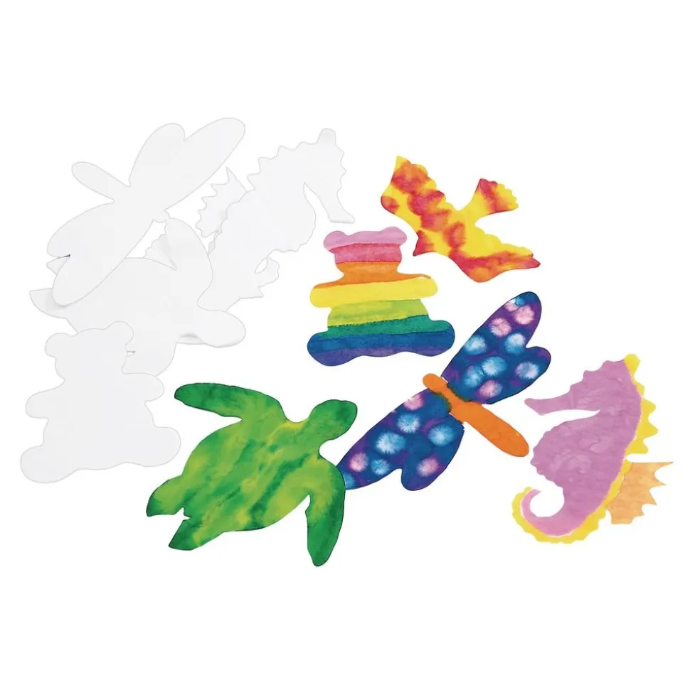 100 Liquid Watercolor™ Diffusing Paper Shapes