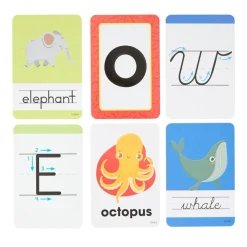 Literacy Flash Cards- Alphabet Printing & Cursive Practice - 3 deck set