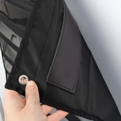 Long Rectangle Pocket Chart Black - 1 pocket chart