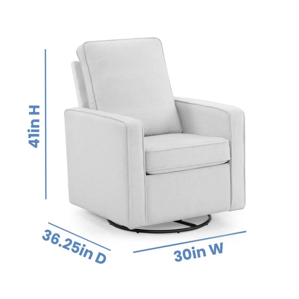 Luna Nursery Swivel Glider - Dovetail Gray