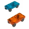 MAGNA-TILES® Car Expansion Blue & Orange - 2pcs