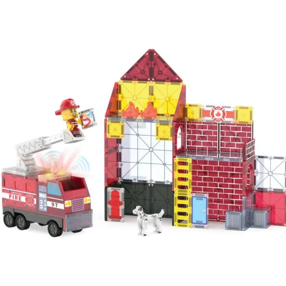 MAGNA-TILES® Fire Station™ - 50 pieces