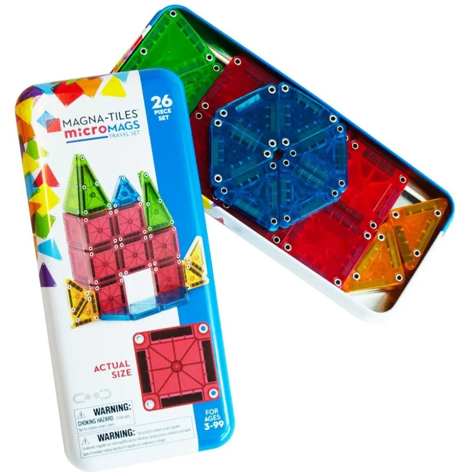 MAGNA-TILES® microMAGS Travel Set - Pack of 3