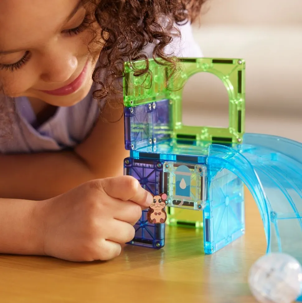 MAGNA-TILES® Pets Kit - Cat, Dog, & Hamster - 39 pcs