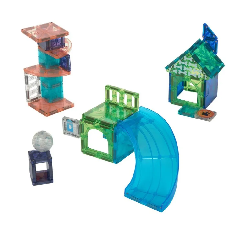MAGNA-TILES® Pets Kit - Cat, Dog, & Hamster - 39 pcs
