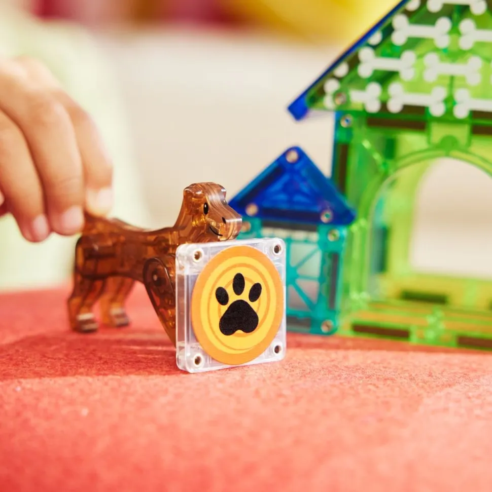 MAGNA-TILES® Pets Kit - Cat, Dog, & Hamster - 39 pcs
