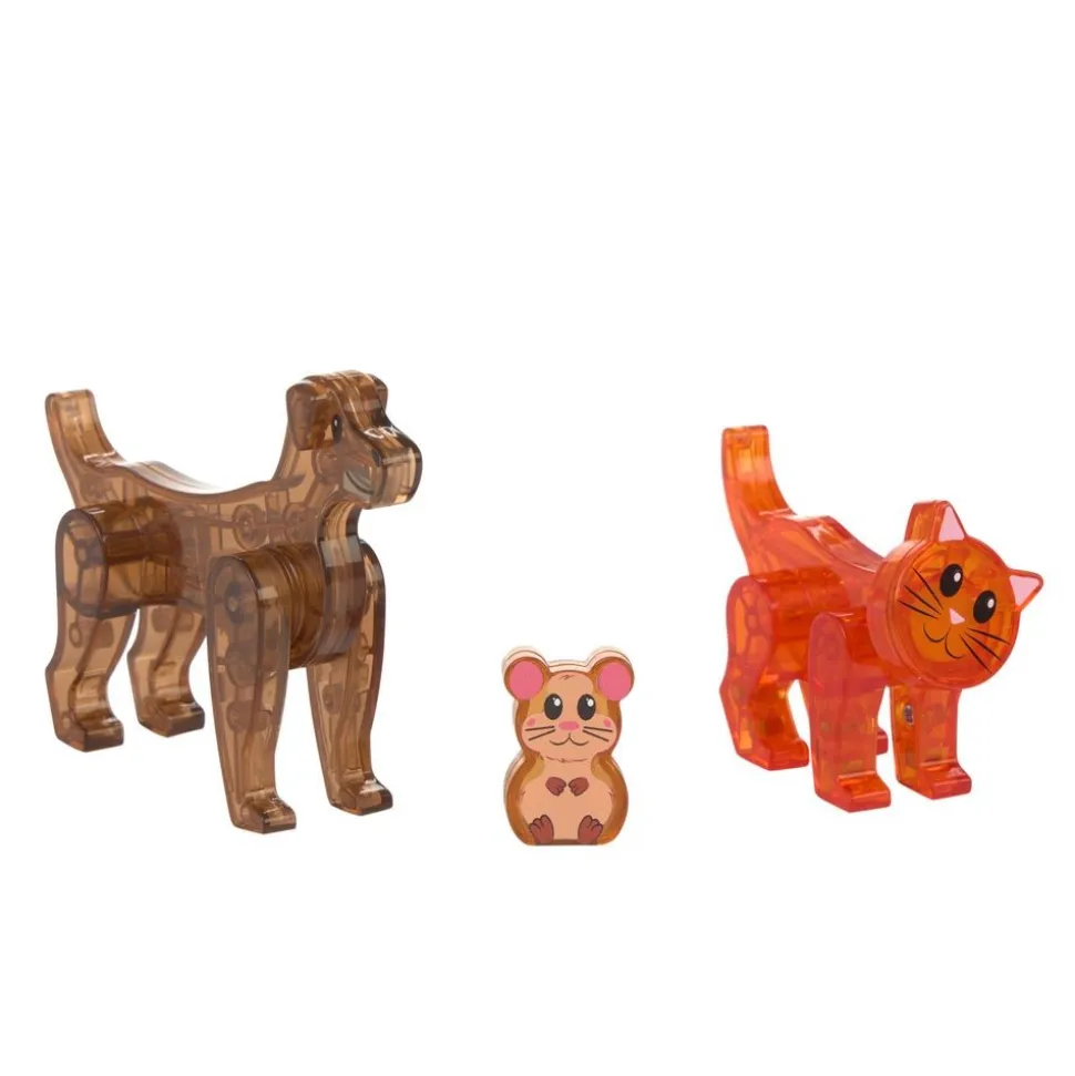 MAGNA-TILES® Pets Kit - Cat, Dog, & Hamster - 39 pcs