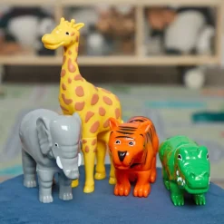 Magnetic Mix or Match Jungle Animals - 4-Piece Magnetic Animal Set