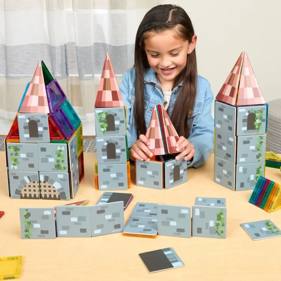 Magnetic Tile Toppers - Castle Pack - 40pcs