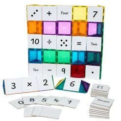Magnetic Tile Toppers - Numbers Pack - 40pcs