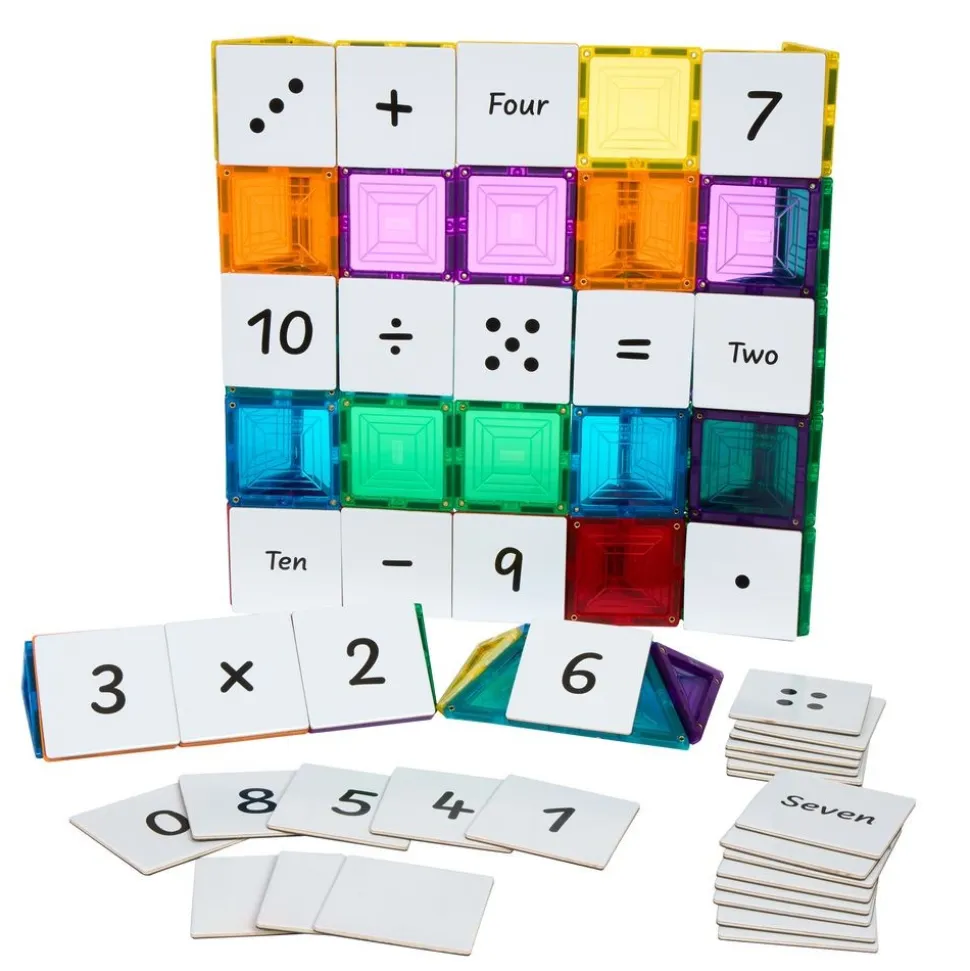 Magnetic Tile Toppers - Numbers Pack - 40pcs
