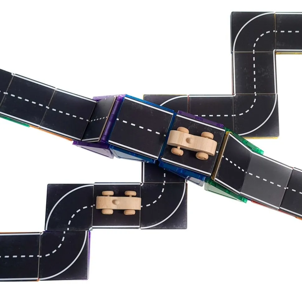 Magnetic Tile Toppers - Road Pack - 40pcs