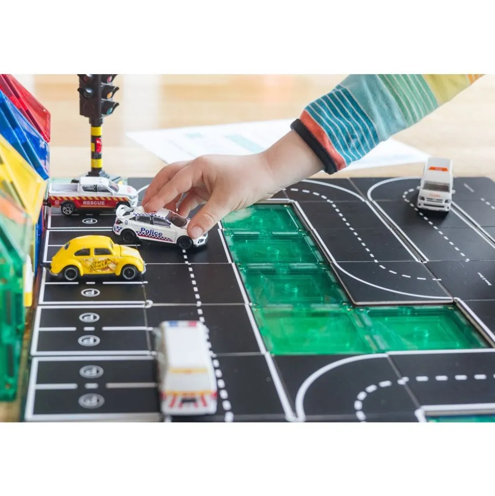 Magnetic Tile Toppers - Road Pack - 40pcs