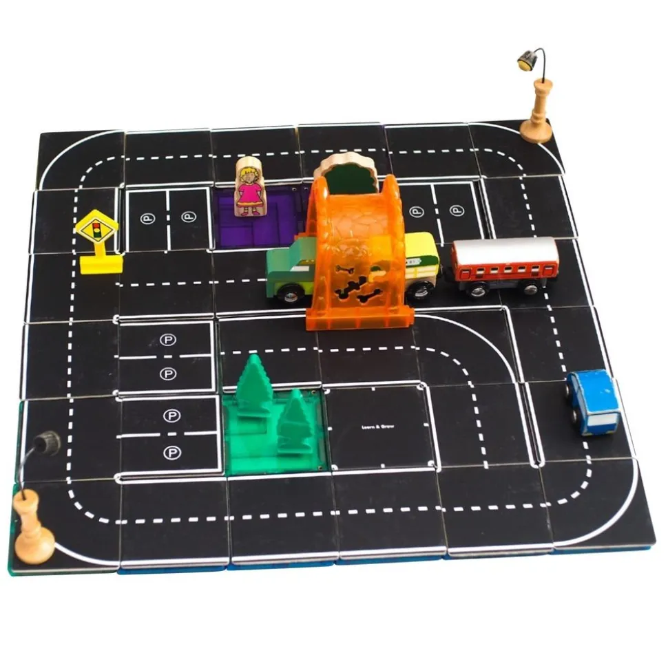 Magnetic Tile Toppers - Road Pack - 40pcs