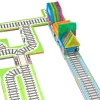 Magnetic Tile Toppers - Train Tracks - 36pcs