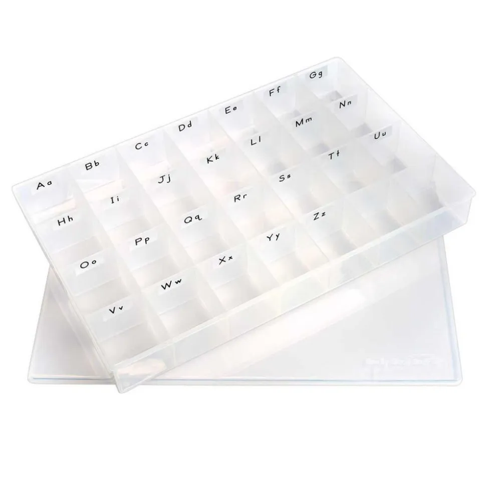MAGtivity Tins With Foam Color-Coded Magnetic Letters Classroom Kit