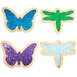 Mark Making Sequin Butterflies & Dragonflies - Set of 4