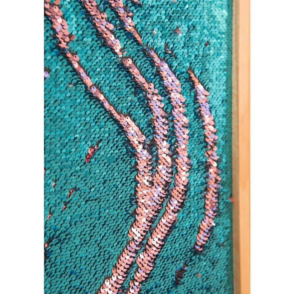 Mark Making Sequin Long Board - Aqua 40" x 12"