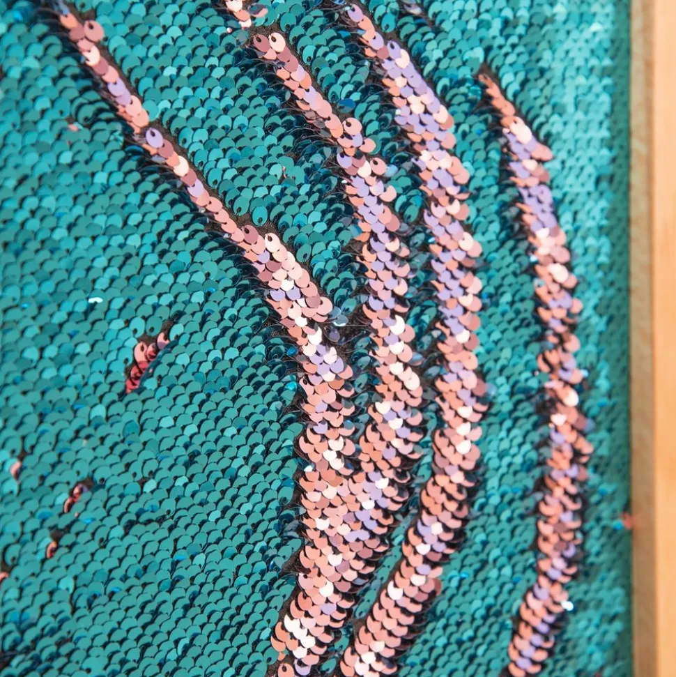 Mark Making Sequin Long Board - Aqua 40" x 12"