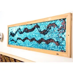 Mark Making Sequin Long Board - Aqua 40