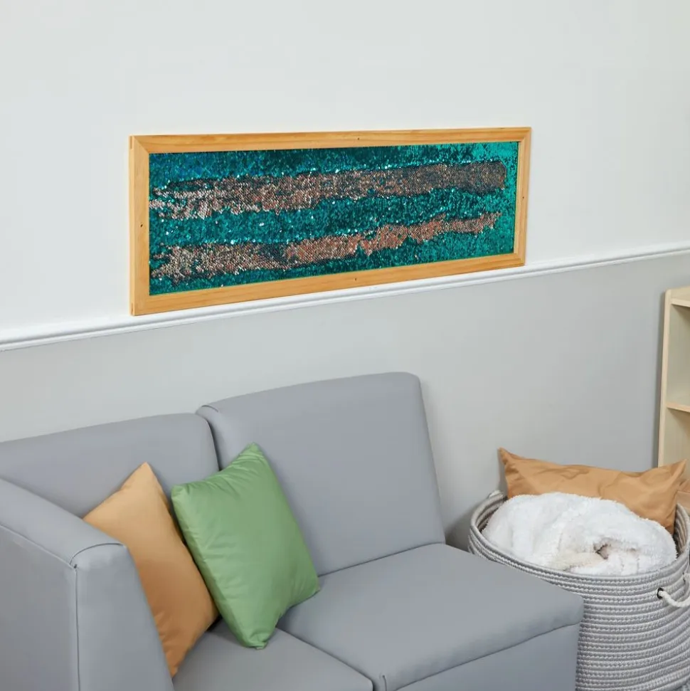 Mark Making Sequin Long Board - Silver 40" x 12"