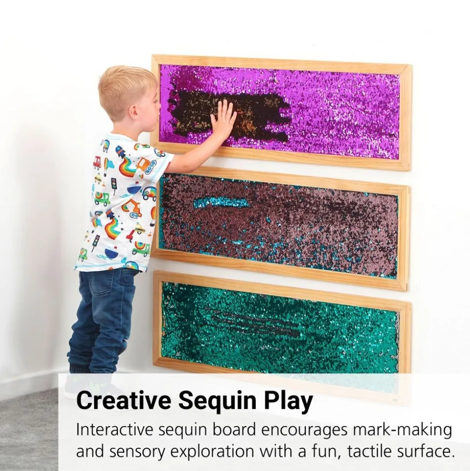 Mark Making Sequin Long Board - Purple 40" x 12"